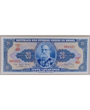 Бразилия 20 крузейро 1961-1963 UNC арт. 1938 